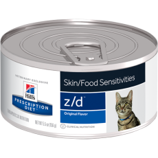 Hill's prescription diet z/d Skin/Food Sensitivities Feline 貓用皮膚/食物敏感罐頭  5.5oz
